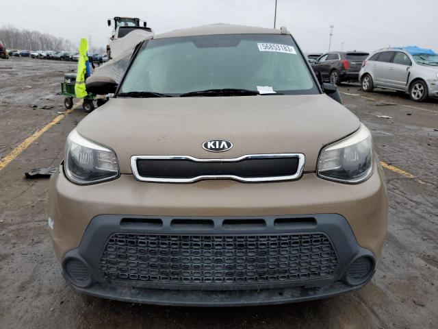 KNDJN2A26E7034492 - 2014 KIA SOUL BROWN photo 5