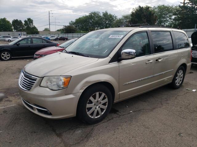 2C4RC1CG6CR252584 - 2012 CHRYSLER TOWN & COU TOURING L GOLD photo 1