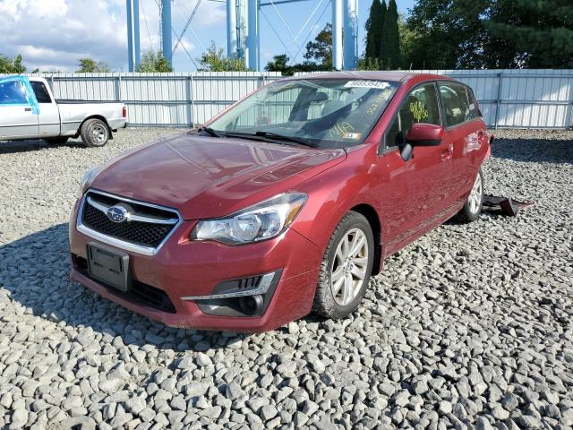 JF1GPAB64G8219921 - 2016 SUBARU IMPREZA PREMIUM RED photo 2