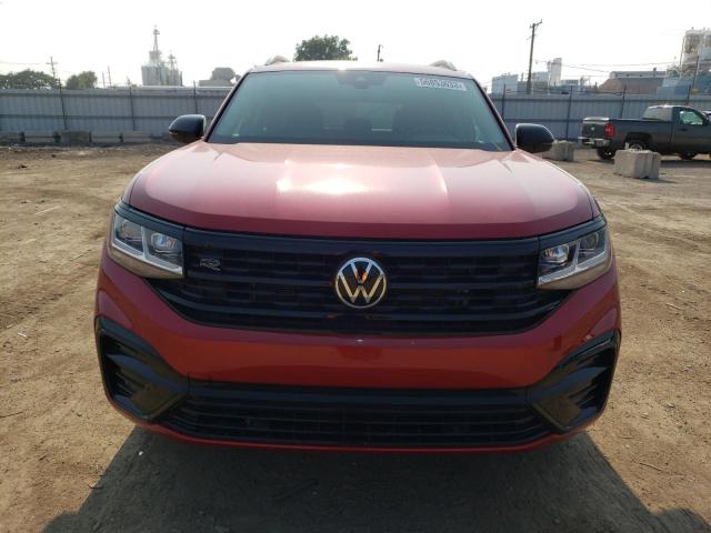 1V2SR2CA4NC551471 - 2022 VOLKSWAGEN ATLAS SEL R-LINE RED photo 5