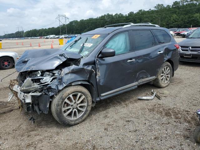 5N1AR2MN9EC701214 - 2014 NISSAN PATHFINDER S GRAY photo 1