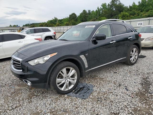 JN8CS1MW0EM413360 - 2014 INFINITI QX70 BLACK photo 1