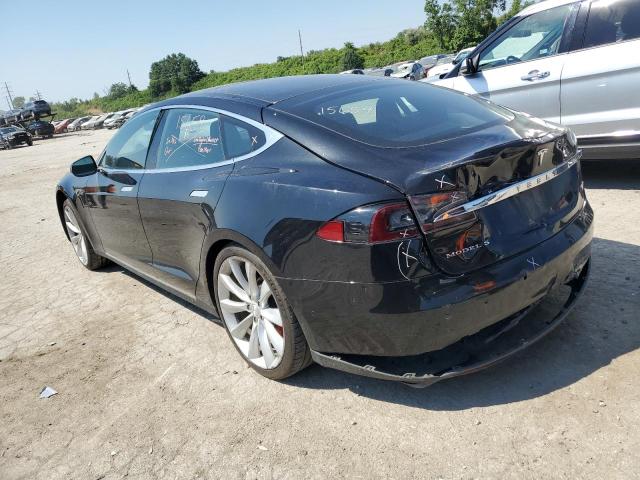 5YJSA1E49GF128448 - 2016 TESLA MODEL S BLACK photo 2