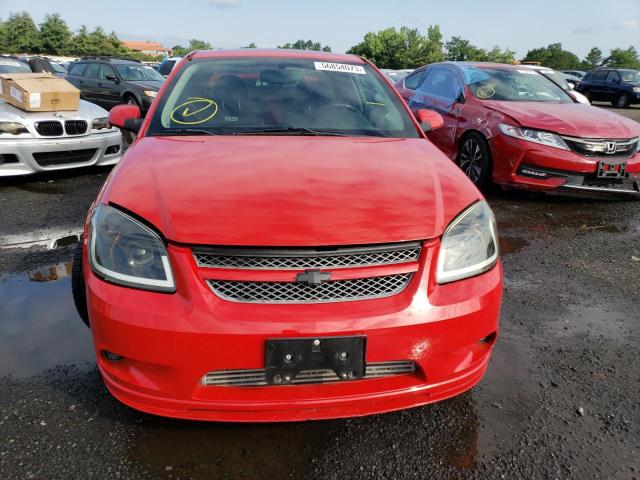 1G1AP18X187300245 - 2008 CHEVROLET COBALT SS RED photo 5