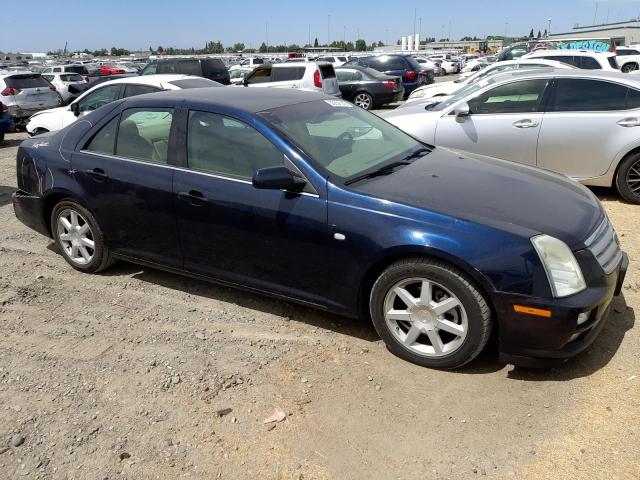 1G6DW677450126829 - 2005 CADILLAC STS BLUE photo 4