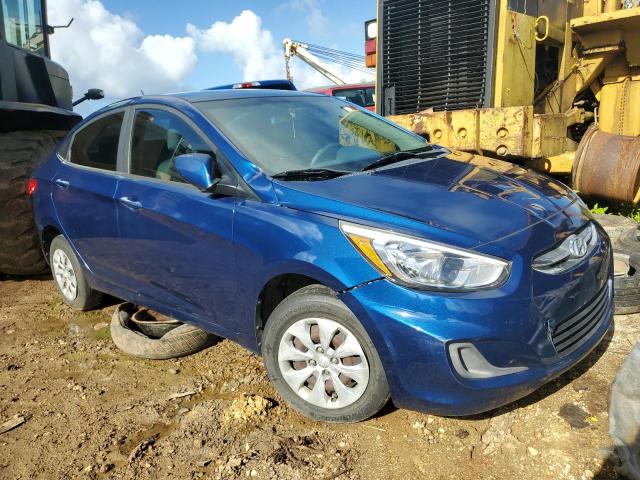 KMHCT4AE0GU124726 - 2016 HYUNDAI ACCENT SE BLUE photo 4