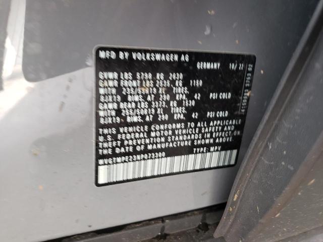 WVGTMPE23NP073300 - 2022 VOLKSWAGEN ID.4 PRO S ნაცრისფერი ფოტო 12