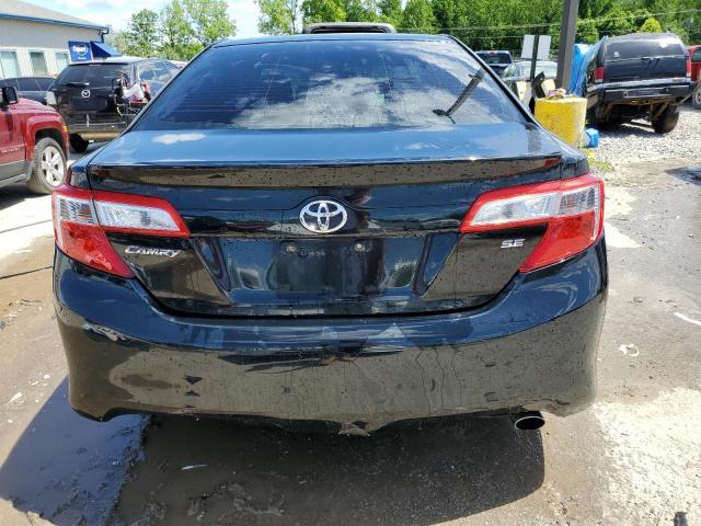 4T1BF1FK1CU121327 - 2012 TOYOTA CAMRY BASE BLACK photo 6