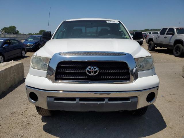 5TFCV54128X008392 - 2008 TOYOTA TUNDRA DOUBLE CAB WHITE photo 5