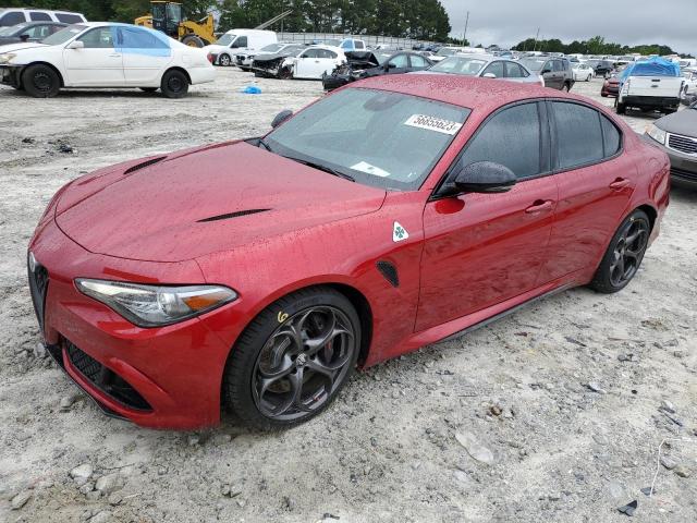 ZARFAMEV2N7660872 - 2022 ALFA ROMEO GIULIA QUADRIFOGLIO RED photo 1