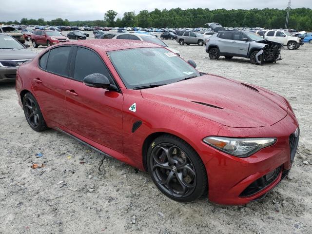 ZARFAMEV2N7660872 - 2022 ALFA ROMEO GIULIA QUADRIFOGLIO RED photo 4