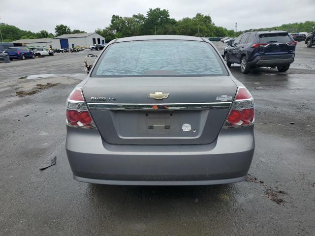 KL1TD56617B070543 - 2007 CHEVROLET AVEO BASE Gümüş foto 6