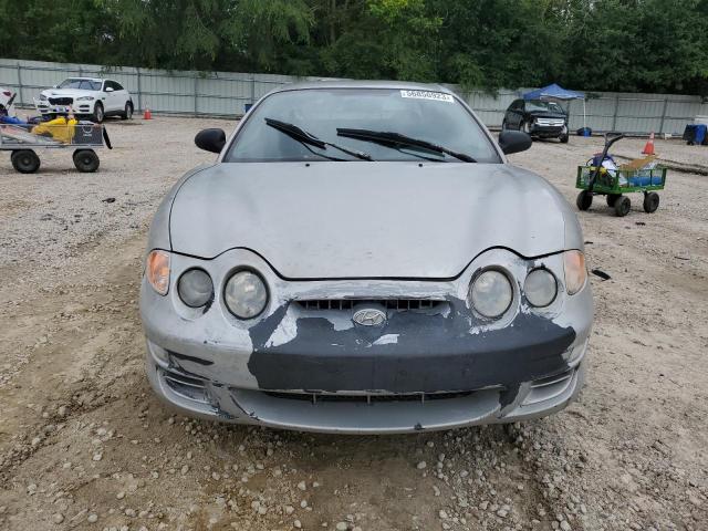 KMHJG25F41U255054 - 2001 HYUNDAI TIBURON SILVER photo 5