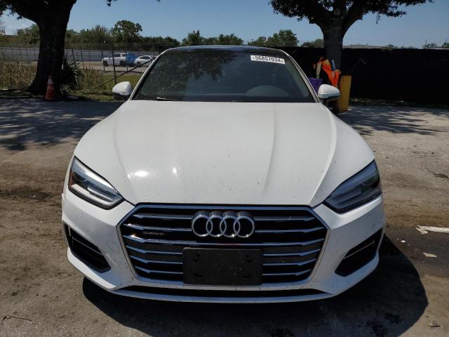 WAUNNAF5XJA103287 - 2018 AUDI A5 PREMIUM WHITE photo 5