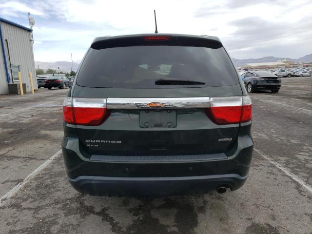 1D4RE4GG5BC733491 - 2011 DODGE DURANGO CREW GREEN photo 6