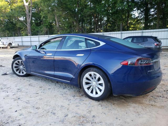5YJSA1E25HF199677 - 2017 TESLA MODEL S BLUE photo 2
