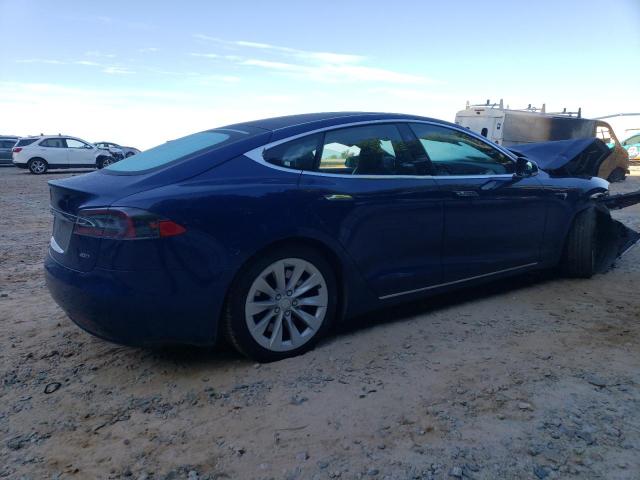 5YJSA1E25HF199677 - 2017 TESLA MODEL S BLUE photo 3