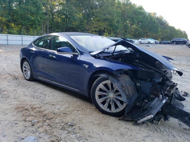 5YJSA1E25HF199677 - 2017 TESLA MODEL S BLUE photo 4