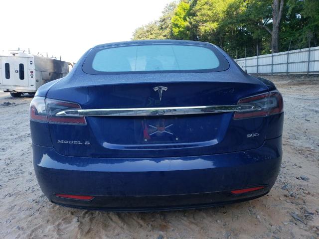 5YJSA1E25HF199677 - 2017 TESLA MODEL S BLUE photo 6
