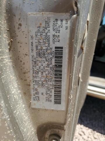 5TBRT34153S435089 - 2003 TOYOTA TUNDRA ACCESS CAB SR5 TAN photo 12