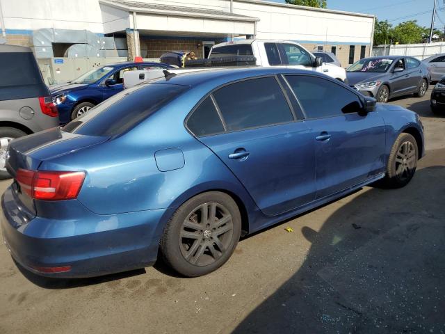 3VW2K7AJ2FM355029 - 2015 VOLKSWAGEN JETTA BASE Blau Foto 3