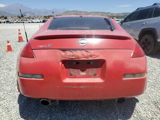 JN1AZ34E73T002223 - 2003 NISSAN 350Z COUPE RED photo 6