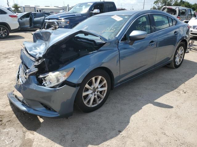 JM1GJ1U58E1112909 - 2014 MAZDA 6 SPORT BLUE photo 1