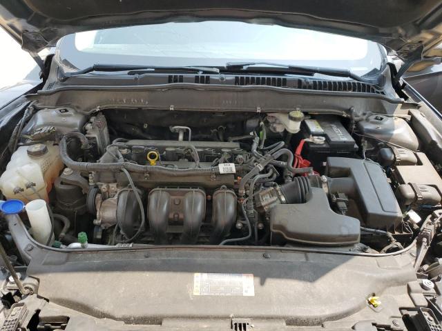 3FA6P0H71HR397002 - 2017 FORD FUSION SE GRAY photo 11