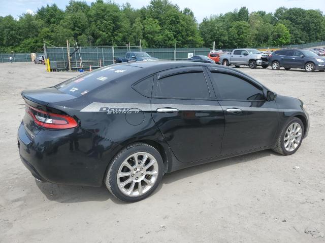 1C3CDFCHXDD134426 - 2013 DODGE DART LIMITED BLACK photo 3