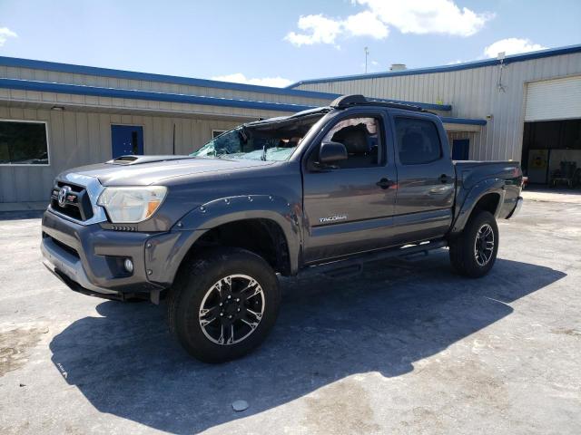 5TFJU4GN6FX087906 - 2015 TOYOTA TACOMA DOUBLE CAB PRERUNNER GRAY photo 1