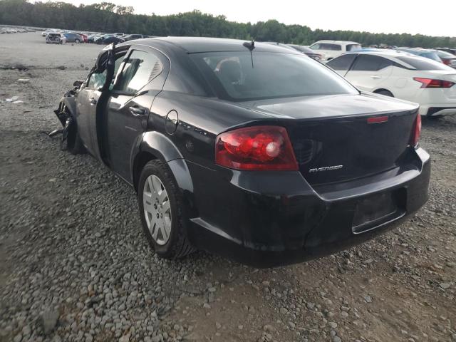 1B3BD4FB6BN563252 - 2011 DODGE AVENGER EXPRESS 黑色 照片 2