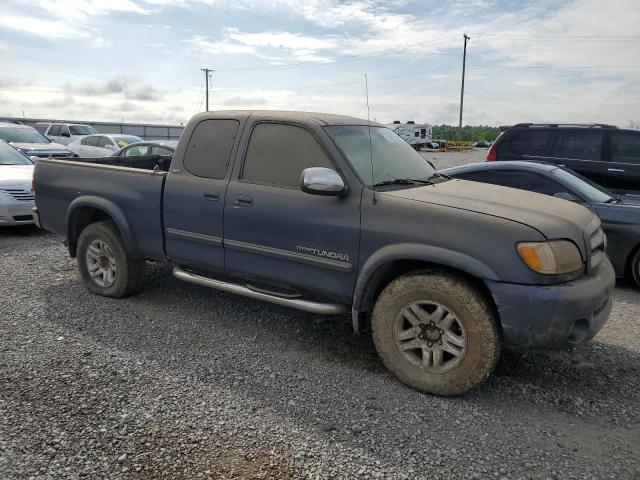 5TBBT44114S448219 - 2004 TOYOTA TUNDRA ACCESS CAB SR5 BLUE photo 4