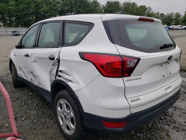 1FMCU0F70KUC55986 - 2019 FORD ESCAPE S WHITE photo 2