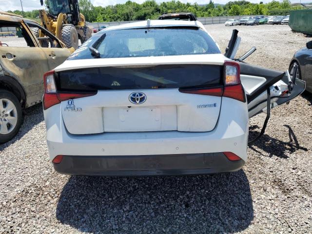 JTDL9MFU4M3030708 - 2021 TOYOTA PRIUS LE WHITE photo 6