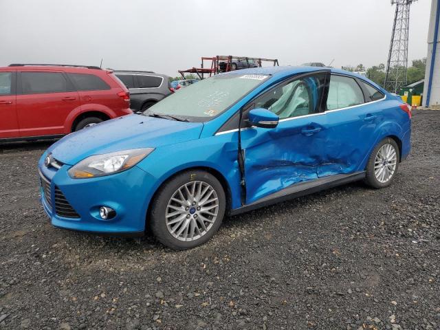 1FADP3J21EL415743 - 2014 FORD FOCUS TITANIUM BLUE photo 1