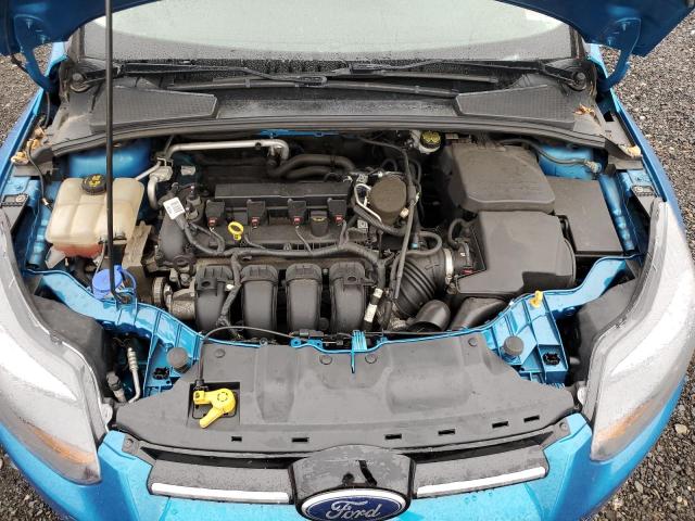 1FADP3J21EL415743 - 2014 FORD FOCUS TITANIUM BLUE photo 11