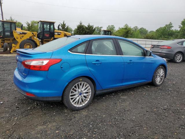 1FADP3J21EL415743 - 2014 FORD FOCUS TITANIUM BLUE photo 3