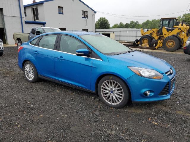 1FADP3J21EL415743 - 2014 FORD FOCUS TITANIUM BLUE photo 4