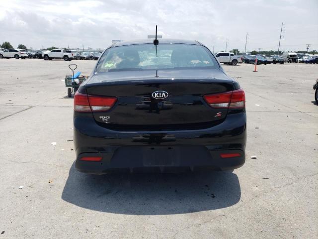 3KPA24AB1KE240965 - 2019 KIA RIO S BLACK photo 6