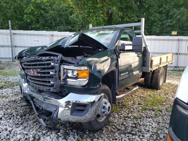 1GD321CG8FZ529024 - 2015 GMC SIERRA K3500 GREEN photo 1