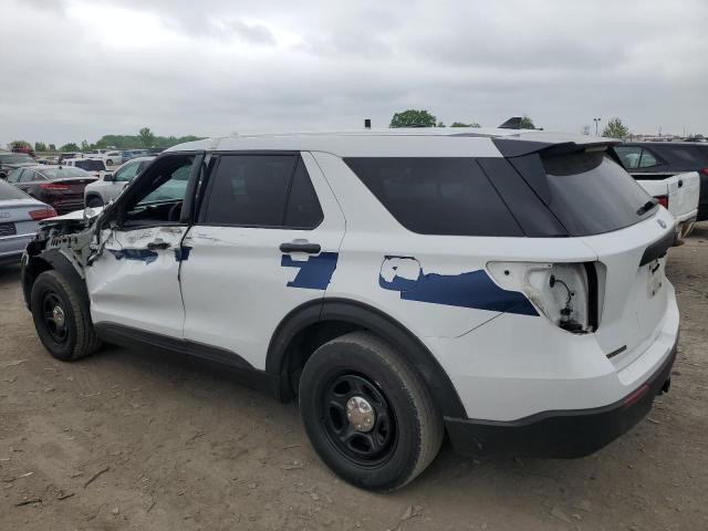 1FM5K8AW1LGA45375 - 2020 FORD EXPLORER POLICE INTERCEPTOR WHITE photo 2
