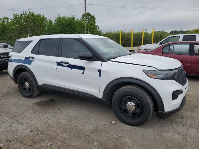 1FM5K8AW1LGA45375 - 2020 FORD EXPLORER POLICE INTERCEPTOR WHITE photo 4