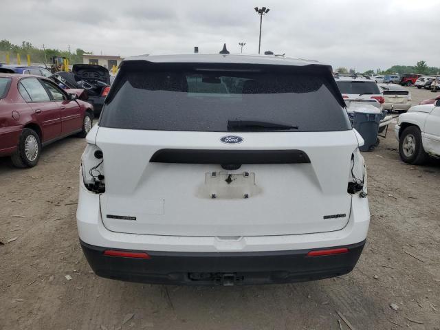 1FM5K8AW1LGA45375 - 2020 FORD EXPLORER POLICE INTERCEPTOR WHITE photo 6