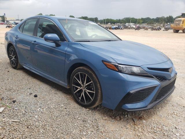 4T1G11AK8PU089008 - 2023 TOYOTA CAMRY SE NIGHT SHADE BLUE photo 4