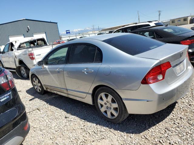 1HGFA16527L080945 - 2007 HONDA CIVIC 4D LX SILVER photo 2