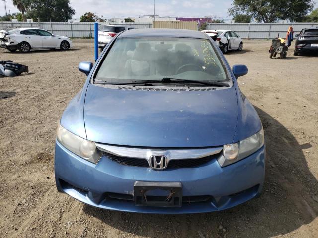 19XFA1F56AE015904 - 2010 HONDA CIVIC LX BLUE photo 5