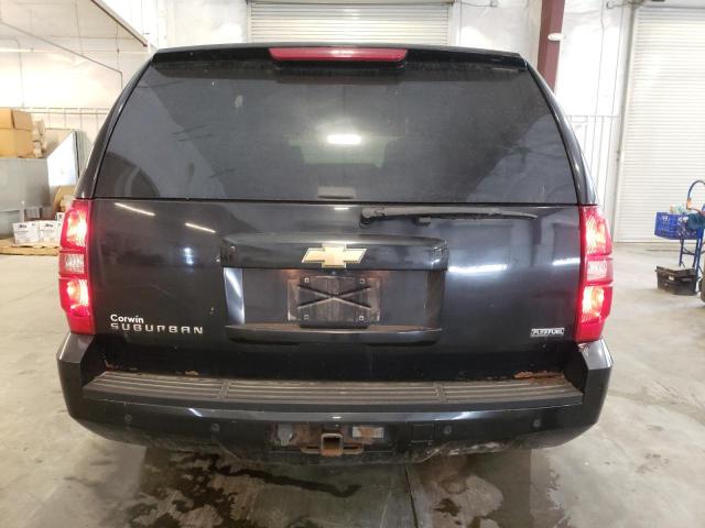 1GNFK16358J181590 - 2008 CHEVROLET SUBURBAN K1500 LS BLACK photo 6