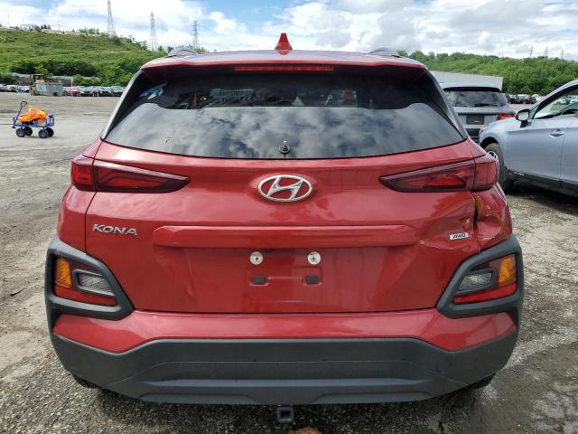 KM8K6CAA4MU745764 - 2021 HYUNDAI KONA SEL PLUS RED photo 6