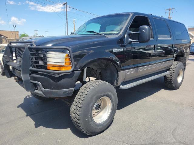 1FMNU41S81EB17651 - 2001 FORD EXCURSION XLT BLACK photo 2