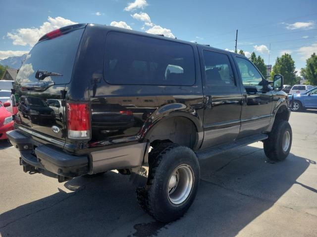 1FMNU41S81EB17651 - 2001 FORD EXCURSION XLT BLACK photo 4